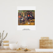 Moulin de la Galette door Henri de Toulouse-Lautre Poster (Keuken)