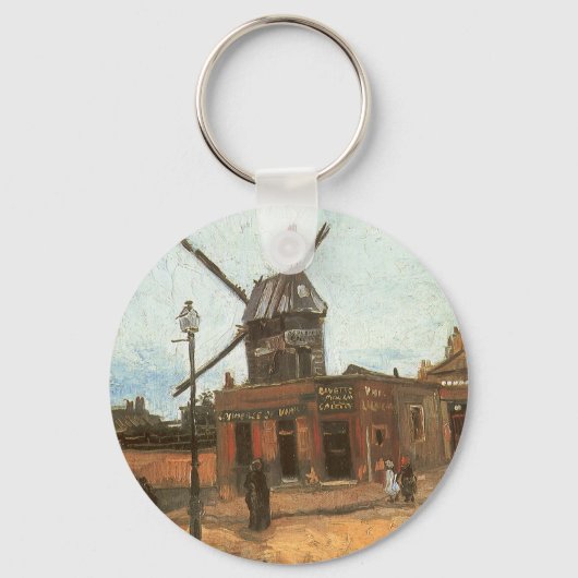 Moulin de la Galette van Vincent van Gogh, Molen Sleutelhanger (Voorkant)