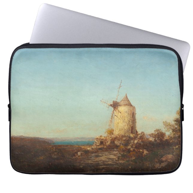 Moulin de Saint-Mitre, Près de Martigues Laptop Sleeve (Voorkant)