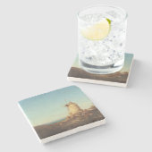 Moulin de Saint-Mitre, Près de Martigues Stenen Onderzetter (Zijkant)