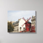 Moulin Rouge! Parijs, Frankrijk, fotografie, canva Canvas Afdruk (Voorkant)