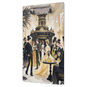 Moulin rouge stijl, zwart en goud, Rijke luxe Klembord (Links)