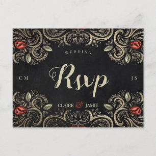 Mouline Rouge Dark en Moody rsvp Briefkaart
