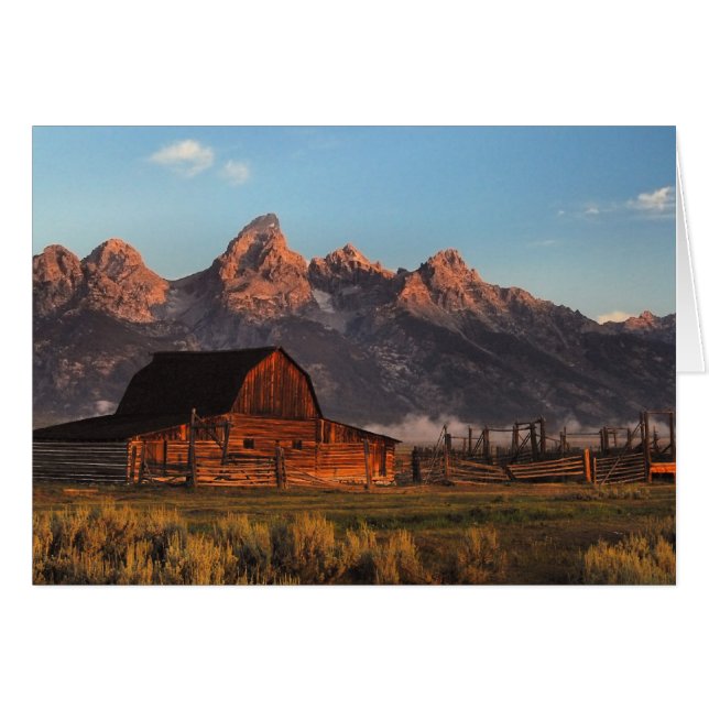 Moultan Barn Tetons (Voorkant Horizontaal)