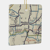 Moulton AL Map Keramisch Ornament (Rechts)