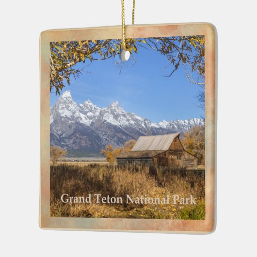 Moulton Barn Grand Teton National Park Keramisch Ornament (Links)