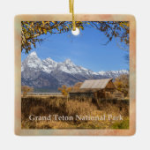 Moulton Barn Grand Teton National Park Keramisch Ornament (Voorkant)