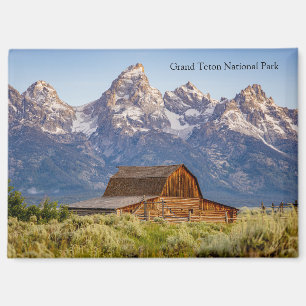Moulton schuur in Grand Teton National Park Magneet