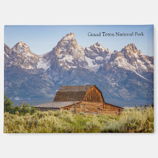 Moulton schuur in Grand Teton National Park Magneet