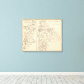 Moultonborough, Carroll County Canvas Afdruk (Insitu (Houten vloer))