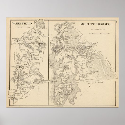 Moultonborough, Carroll County Poster (Voorkant)