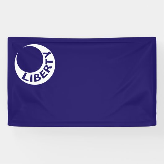 Moultrie Flag (Liberty) (Amerikaanse geschiedenis) Spandoek (Horizontaal)