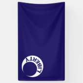 Moultrie Flag (Liberty) (Amerikaanse geschiedenis) Spandoek (Verticaal)