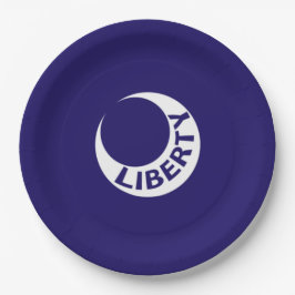 Moultrie-vlag (Liberty) (Amerikaanse geschiedenis) Papieren Bordje