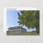 Mound House en Strangler Fig, Florida Briefkaart (Voorkant / Achterkant)