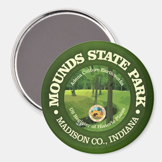 Mounds State Park Magneet (Voorkant / Achterkant)