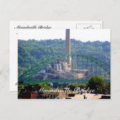 Moundsville Bridge Briefkaart (Voorkant / Achterkant)