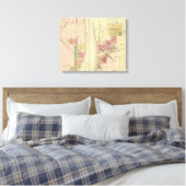 Moundsville, West Virginia Canvas Afdruk (Insitu (Slaapkamer))