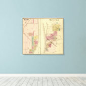 Moundsville, West Virginia Canvas Afdruk (Insitu (Houten vloer))