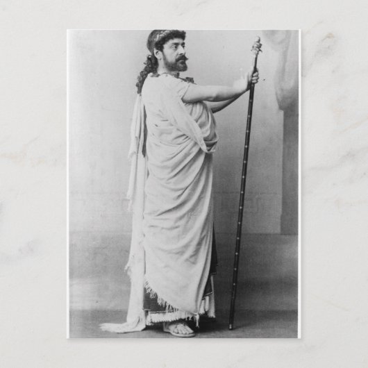 Mounet-Sully as Oedipus in Oedipus Rex Briefkaart (Voorkant)