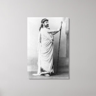 Mounet-Sully as Oedipus in Oedipus Rex Canvas Afdruk