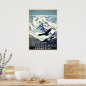 Mount Aconcagua Argentina V02 Poster (Keuken)
