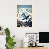 Mount Aconcagua Argentina V02 Poster (Thuiskantoor)