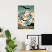 Mount Aconcagua Argentina V04 Poster (Thuiskantoor)