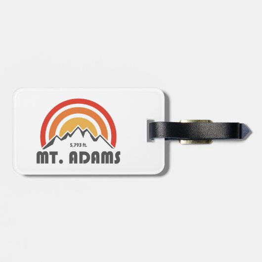 Mount Adams New Hampshire Bagagelabel (Achterkant horizontaal)