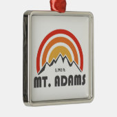 Mount Adams New Hampshire Metalen Ornament (Rechts)