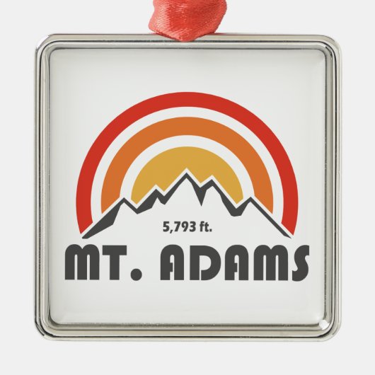 Mount Adams New Hampshire Metalen Ornament (Voorkant)