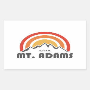 Mount Adams New Hampshire Rechthoekige Sticker