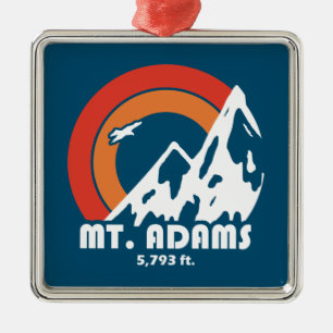 Mount Adams New Hampshire Sun Eagle Metalen Ornament