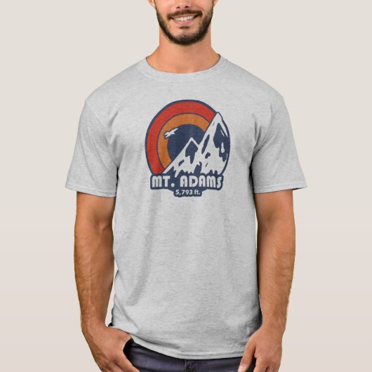 Mount Adams New Hampshire Sun Eagle T-shirt (Voorkant)