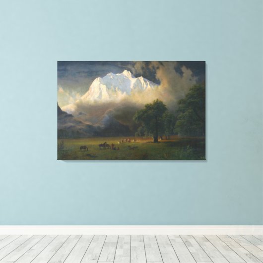 Mount Adams, Washington Canvas Afdruk (Insitu (Houten vloer))