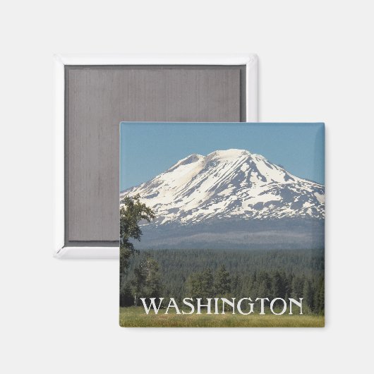 Mount Adams, Washington Landscape Magneet (Voorkant / Achterkant)