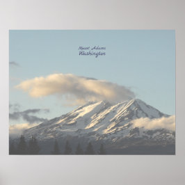 Mount Adams Washington Schilderachtig foto Poster