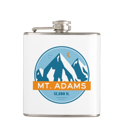 Mount Adams Washington Stars Moon Heupfles (Voorkant)