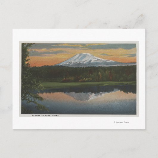Mount Adams, Washington - Uitzicht van Mountain Briefkaart (Voorkant)