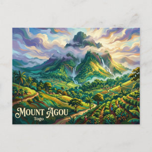 Mount Agou Togo Briefkaart