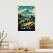 Mount Agung Bali Indonesia V02 Poster (Keuken)