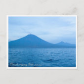 Mount Agung Bali Sunrise Travel Postcard Feestdagenkaart (Voorkant)
