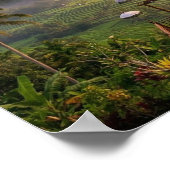 Mount Agung View Lahangan Sweet Bali Landscape Art Poster (Hoek)