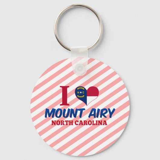 Mount Airy, North Carolina Sleutelhanger (Voorkant)