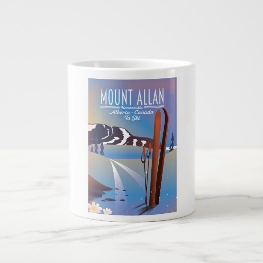Mount Allan, Kananaskis, Alberta, Canada ski Grote Koffiekop (Voorkant)
