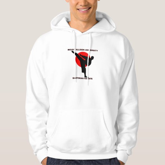 Mount Allison Shotokan Karate Dojo Kun Hoodie (Voorkant)