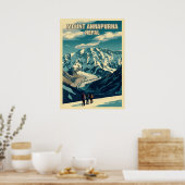 Mount Annapurna Nepal V05 Poster (Keuken)