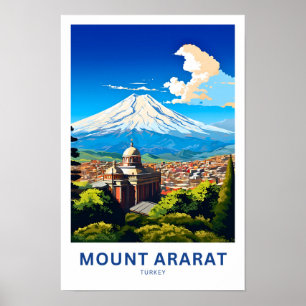 Mount Ararat Turkije Reisprint Poster
