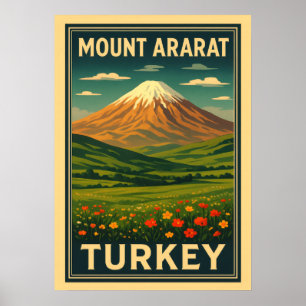 Mount Ararat Turkije V01 Poster