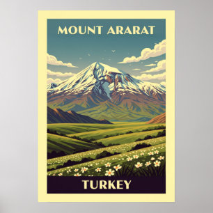 Mount Ararat Turkije V02 Poster